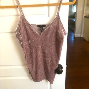 Forever 21 Faux Velvet Camisole